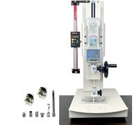 CUTANGELAR High-Resolution Force Gauge, Manual Crank Test Stand, Achieves 0.001kgf Resolution for Sensitive Measurements. The Included Three Clamp Types Adapt to Various Samples(with Ruler,50N)