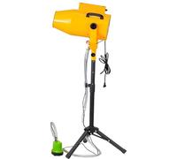 CUTANGELAR Industrial Foam Sprayer 1000w: Adjustable Angle, Rust-Proof Iron Base, Portable Foam Spray Gun, Spray Distance 6-10 Meters/Area 80 Square Meters, Suitable For Various Pool Parties(Yellow)