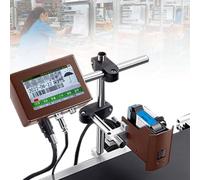 CUTANGELAR Industrial Inkjet Printer, Automatic Coding Machine, Online Coding Machine, Date Coding, Features A 12.7mm/25.4mm Print Head For Text Barcode/Batch Number/Label/Image/Date Printer(12.7mm)