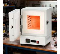 CUTANGELAR Jewelry Casting Burnout Furnace Oven Machine, 2000W Jewelry Casting Burnout Furnace With PID Temperature Control, For Metal Melting Wax Burnouts Enameling