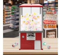 CUTANGELAR Large Capacity Gashapon Machine - No Power Required, Gashapon Machine, Bubble G-um Machine, Toy Gashapon Machine, Suitable For Shopping Malls, Amusement Parks And Homes(Red)