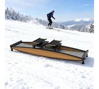 CUTANGELAR Leg Trainer Ski Training Machine For Women, Ski Simulator Training Machine, Exercise Machine Strength Training Leg Machine, Exercise Equipment With Rods And Mats Ideal For Home, Gym,