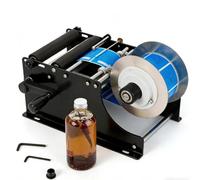 CUTANGELAR Manual Bottle Labeler, Bubble-Free Application System, Provides Reliable Results With A Simple Hand-crank Design. Ensures Smooth, Wrinkle-free Labels, Ideal For Craft Producers