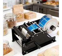 CUTANGELAR Manual Labeling Applicator, Round Bottle Sticker Machine, Achieves Speeds Of 30 Labels Per Minute For Fast-paced Tasks. Durability For Daily Use In Production And Fulfillment Environments.
