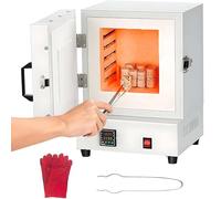 CUTANGELAR Melting Furnace 4-Side Heating, 2000W Electric Burnout Oven, Ensures Accurate Temperature Regulation Up To 2192°F. For Wax Burnout, Heat Treatment, And Professional-grade Jewelry Making.