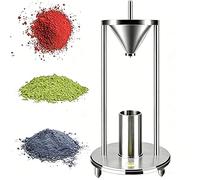 CUTANGELAR Natural Stacking Density Meter, Stacking Density Meter, Stainless Steel Powder Bulk Density Tester With 60°±0.5° Taper Funnel, 12.7mm/0.5in Outlet, 100ml/3.38fl Oz Cup, For Metal Alloys