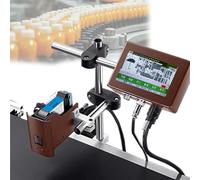 CUTANGELAR Online Inkjet Coder, Industrial Inkjet Printer, Features A 12.7mm/25.4mm Print Head. Prints Manufacturing Dates, Lot Codes, Perfect For Automated Bottling And Canning Lines.(25.4mm)