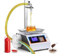 CUTANGELAR Paste Filling Machine, Automatic Weighing System with 7L/min Flow Rate, Accurate Dispensing for Thick Liquids and Creams, Stainless Steel Construction.