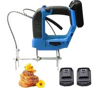 CUTANGELAR Portable Electric Bee Shaker Pro 150W 4-Speed - 2700r/min Brushless Motor Bee Remover with Storage Box Charger ,Electric Bee Remover for Commercial Beekeeping and Farm Use(Blue)