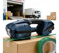 CUTANGELAR Portable Electric Strapping Machine, Wood Strapping Tool With 90-minute Fast Charge. Installs 250-350 Straps Per Charge For 1/2-5/8" PP/PET Bands. For Cartons, Lumber.