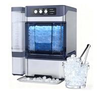 CUTANGELAR Portable Ice Maker, Countertop Nugget Ice Machine. Features Removable Water Tank And Compact Design. Produces Chewable Ice Quickly And Efficiently. Ideal For Small Spaces And Personal Use.