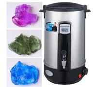 CUTANGELAR Professional Candle Wax Melting Machine, 1500 W Digital Display Timer, Capacity 8l to 35l, Suitable for Coconut Paraffin Heater, Salon Home Use(16L)
