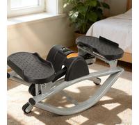 CUTANGELAR Quiet Stepper Machine, Lateral Rocking Cardio, Operates Silently For Disturbance-free Workouts. Its Compact, Foldable Design Makes Storage Simple In Closets Or Under Furniture.(Grey)