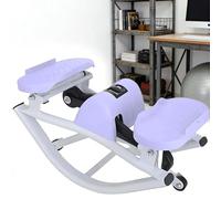 CUTANGELAR Quiet Stepper Machine, Lateral Rocking Cardio, Operates Silently For Disturbance-free Workouts. Its Compact, Foldable Design Makes Storage Simple In Closets Or Under Furniture.(Purple)