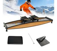 CUTANGELAR Ski Machine For Home, Ski Simulator With Support Rod, Magnetic Resistance 0-100 Kg, Load 150 Kg, Complete Workout 80% Muscle, Sa-fe Ergonomic Design For Skiing Beginners, Home Use.