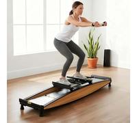 CUTANGELAR Ski Training Machine, 3D Cross Trainer, Ski Training Device, Indoor Simulation Rowing Aerobic Equipment, Adjustable Resistance 0-100kg, For Boosting Endurance, Balance For Home Use.