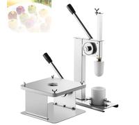 CUTANGELAR Steamed Baozi Maker, Semi-Automatic Bun Making Machine With 3 Interchangeable Molds, Suitable For Making Red Bean Buns & Big Pork Buns, Stainless Steel With 500 Buns/Hour Output(Full Set)