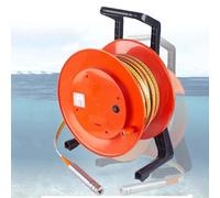 CUTANGELAR Steel Tape Water Level Meter, Professional Depth Indicator. Featuring A Durable Stainless Steel Construction And A Range Of Up To 300 Meters For Comprehensive Site Surveys.(20m(65.6ft))