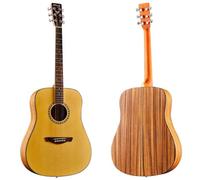 Cutaway Acoustic Guitar, 41 Inches Concert Acoustic Acustica Guitar with Full Kit, for Beginners, Performers, and Enthusiasts(Natural wood color-B)