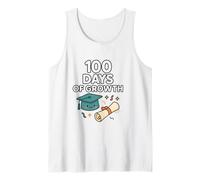 Cute 100 Days of Growth School Celebration Tank Top
