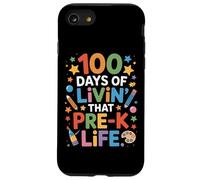 Cute 100 Days Of Livin That Pre K Life Teaching Squad Case for iPhone SE (2020) / 7 / 8