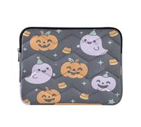 Cute 15 Inch 16 Inch Halloween Pumpkin Party Laptop Carrying Case with Zipper