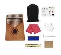 Cute 17 Kalimba Wood Thumb Piano Gift Keyboard Instrument Finger Piano Best For Kid Beginner