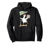 Cute 2nd Grade Back to School Duck Scooter Ride Pullover Hoodie