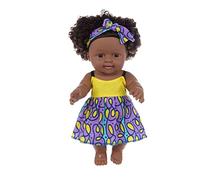 Cute 30cm African Curly Baby Toy 1PC (B, B)