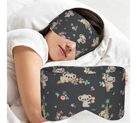 Cute 3D Animal Koala, Sleep Mask for Home Travel, Full Eye Covers Light Blocking Eye Mask Sleep Eye and Ear Muffs