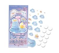 Cute 3D Animal Stickers, Cartoon Stackable Funny Toy Decals Craft Sticker Set Reusable Decorative Pack, DIY Adhesive Art Accessories for Kids Pencil Case Laptop Bottle Phone Skateboard Diary Use