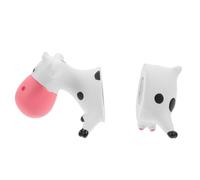 Cute 3d Cow Fridge Magnet Resin Note Holder Decorative