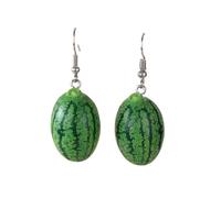 Cute 3D Fruit Dangle Earrings for Women Resin Imitation Food Drop Earrings Acrylic Strawberry Grape Orange Avocado Lemon Earrings Jewelry Gift-, Zinc, No Gemstone