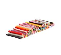 Cute 3D Fruit Fimo Canes Rods Polymer Clay Stickers Nail Art Decoration Tools Manicure Decoration Random Style 100Pcs