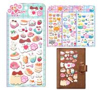 Cute 3D Stickers - 3D Solid Animal Paw Print Adhesive Image | 4 Sheets Cute Little Stickers - For Children, Girls, Mobile Phone Cases, Laptops, Water Bottles, Notebooks, Diaries, Class Rewards