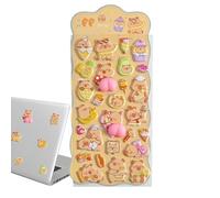 Cute 3D Stickers Capybara Cartoon Style Backyard Stickers | Cute 3D Miniature Stickers - For Girls Scrapbook Class Rewards Party Stockings