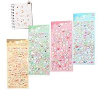 Cute 3D Stickers - Embossed Foam Molds Colorful Cartoon Labels DIY Decoration Kit School Reward Seal Playtime Art Accessories | Collection