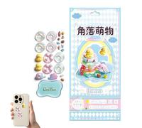Cute 3D Stickers - Relief Stickers - Scrapbook Stickers for Mobile Phone Cases Notebooks Diaries Planner Laptops Water Bottles Crafts Party Classroom Rewards Children