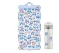 Cute 3D Stickers - Resin Decorative Decals, Cute Adhesive Set | Over 40 Fun 3D Resin Stickers Collection Playful Mini Sticker for Phone Case Notebook Scrapbook DIY Crafts Decoration