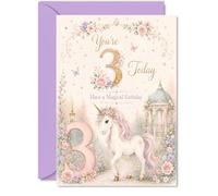 Cute 3rd Birthday Card, Sprinkle of Birthday Magic