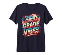 Cute 3RD Grade Vibes Bruh We Back Patriotic Teacher Little Premium T-Shirt