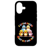 Cute 5 Little Ducks Kids Design - Adorable Duck Cartoon Case for iPhone 17