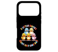 Cute 5 Little Ducks Kids Design - Adorable Duck Cartoon Case for iPhone 17 Pro