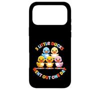 Cute 5 Little Ducks Kids Design - Adorable Duck Cartoon Case for iPhone 17 Pro Max