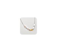 Cute 5 Little Fish Pendant Necklace for Women Colorful Titanium Steel Dainty Lucky Summer Ocean Minimalist Anniversary Birthday Chain Charm Necklaces Jewelry Gifts for Her (Gold)