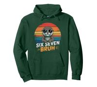 Cute 67 BRUH Six Seven Otter Meme Brain Rot 6 7 Gen Alpha Z Pullover Hoodie