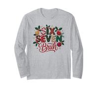 Cute 67 Snap Gingerbread Cookie Meme Gen Alpha Z Xmas Six Long Sleeve T-Shirt