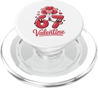 Cute 67 Valentine Balloons Six Seven Funny Viral Meme PopSockets PopGrip for MagSafe