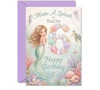 Cute 6th Birthday Card, Make a Splash on Their Big Day
