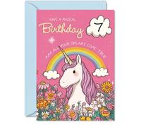 Cute 7th Birthday Card, Sprinkle a Little Magic